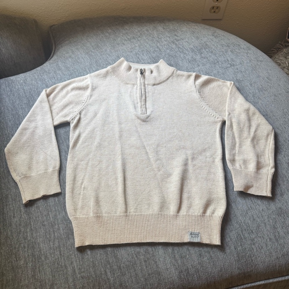 Ruggedbutts Quarter-Zip Sweater - size 4T